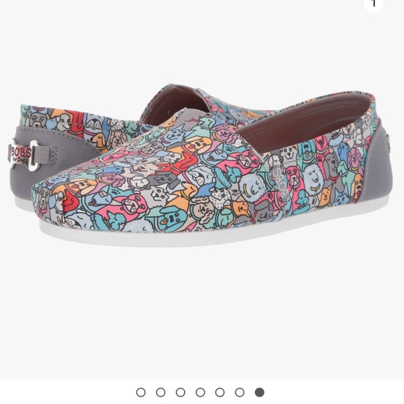 Skechers Shoes Skechers Bobs Dogs Plush Woof Party Multicolor Slip